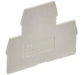 Перегородка концевая и разделительная для клеммной колодки