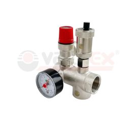 Распределитель на 2 входа с контроллером давления