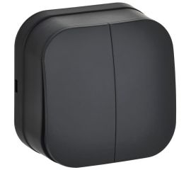 Накладные выключатели, переключатели двухклавишные