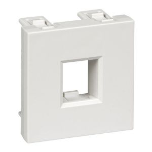 Лицевая плата W45 2мод 1xKeystone RAL9003