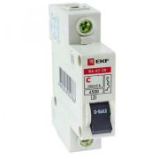 Выключатель автоматический модульный 1п C 6А 4.5кА ВА 47-63 PROxima EKF mcb4763-1-06C-pro