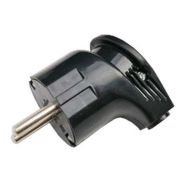 Вилка угловая с з/к 16А черн. 4210 IN HOME 4690612009049