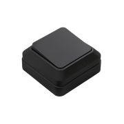 Выключатель 1-кл. BOLLETO накладной 7021B черн. IN HOME 4690612061016