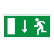 Пиктограмма «Указатель двери левосторонний/правосторонний» ПЭУ 091/092 242х50 PC-M (уп.2шт) СТ 2502000780