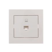 Розетка компьютерная 1-м СП Rain RJ45 бел. LEZARD 703-0202-139