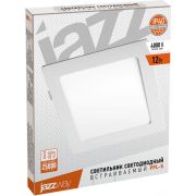 Светильник светодиодный PPL-S WH 12Вт 4000К IP40 170мм ДВО встраив. ультратонкий квадрат JazzWay 5008342A