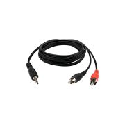 Шнур 3.5мм стерео штекер-2 RCA 1.5м REXANT 17-4202