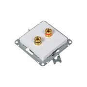 Розетка аудио 2-м AtlasDesign бел. SE ATN000187