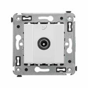 Розетка телевизионная проходная TV СП Avanti «Белое облако» DKC 4400513