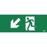 Этикетка самоклеящаяся «Фигура/стрелка вниз влево» ДПА IP20/54 IEK LPC10-1-24-09-FVNNAL