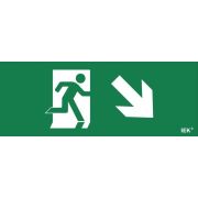 Этикетка самоклеящаяся «Фигура/стрелка вниз вправо» ДПА IP20/54 IEK LPC10-1-24-09-FVNNAPR