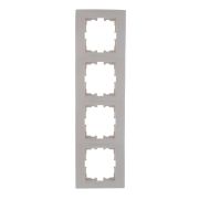 Рамка 4-м Karina горизонт. крем. LEZARD 707-0300-149