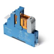 Модуль интерфейсный (сборка 40.31.7.024.0000 + 99.02.9.024.99 + 95.03SPA) электромеханич. реле 1CO 10А AgNi 24В DC (чувствит.) IP20 винт. клеммы пластик. клипса LED + диод FINDER 483170240050SPA