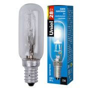 Лампа галогенная HCL-28/CL/E14/F25 special для холодильников и вытяжки прозр. картон Uniel UL-00005665