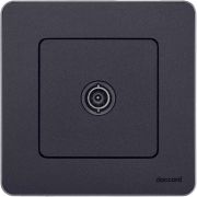 Розетка телевизионная проходная TV Inspiria 14дБ 5-862мГц механизм антрацит IEK 673863