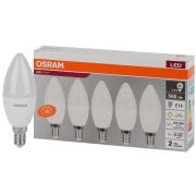 Лампа светодиодная LED Value LVCLB60 7SW/830 7Вт свеча матовая E14 230В 2х5 RU (уп.5шт) OSRAM 4058075577923