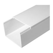 Кабель-канал 80х60 L2000 с двойн. замком бел. Промрукав PR.0580601
