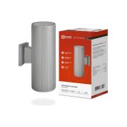 Светильник НБУ LINE-2хA60-GR CITY E27 IP65 230В уличный двусторон. под лампу 2хA60 алюм. сер. IN HOME 4690612037783