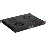 Модуль вентиляторный 19дюйм 1U 4 вентилятора с цифровым термостатом ITK FM05-1U4TS-R