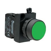 Кнопка нажимная круглая зел. (1НО) EMAS CP100DY