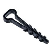 Дюбель-хомут 5х8мм для плоского кабеля нейлон черн. (уп.25шт) IEK UDH14-05-08-025-K02