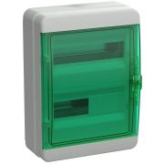 Корпус КМПн-24 TEKFOR IP65 зел. прозр. дверь пластик. IEK TF5-KP72-N-24-65-K03-K06