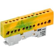 Шина PE «земля» изол. на универс. держ. 8х12-12-ЖЗ TEKFOR IEK TF-NN20-12-KL-K52