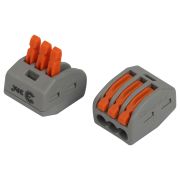 Клемма универсальная 222-413 3-проводная 0.08-2.5/4кв.мм с рычагами NO-225-346 (уп.100шт) Эра Б0067924