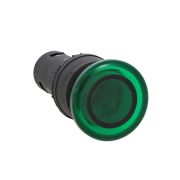 Кнопка SW2C-10MD гриб зеленая с подсветкой