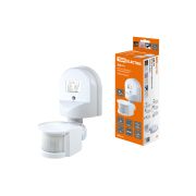 Датчик движения настенный ДДС-01 1100Вт, 5-480с, 2-12м, 5+Лк, 180гр, IP44 TDM