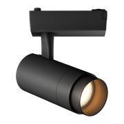 22005 Светодиодный трековый светильник Geniled Track Classic Zoom 20Вт 4700К Чёрный с адаптером для однофазного шинопровода