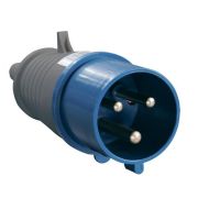 Вилка кабельная 16А 2Р+PЕ IP44 переносная 220В