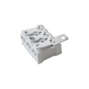 Клемма 3-х проводная проходная N-PE-L 60001 FIXPROVOD