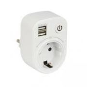 Розеточный блок SB-01 (2 разъёма USB, 5V, 2.1A) EKF