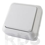 Выключатель 1-кл. открытой установки IP20 10А «Ладога» TDM бел. SQ1801-0001