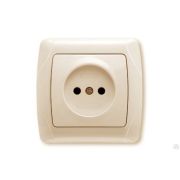 Розетка 1-мест. бежевая с/у 10А «МАДРИД»