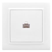 Розетка компьют. RJ45 белая с/у «МИНСК» EKF