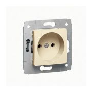 Розетка 1-м СП Cariva 16А IP20 250В 2P без заземл. механизм сл. кость Leg 773716