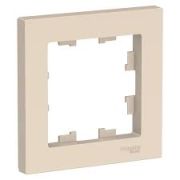 Рамка 1-мест. бежевая ATLAS 000201 SCHNEIDER ELECTRIC