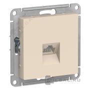 Розетка ATLASDESIGN компьютерная RJ45 механизм бежевый