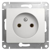 Розетка 1-мест. белая с/у  мех. 16А GLOSSA 000141 SCHNEIDER ELECTRIC