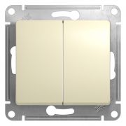 Переключатель 2-кл. бежевый с/у мех. 10А GLOSSA 000265 SCHNEIDER ELECTRIC