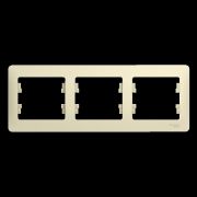 Рамка 3-мест. бежевая GLOSSA 000203 SCHNEIDER ELECTRIC