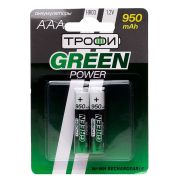 Аккумулятор AAA HR03-2BL 2шт 950mAh ТРОФИ