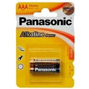 Батарейка щелочная AAA LR03-2BL 2шт PANASONIC