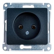 Розетка 1-мест. антрацит с/у мех. 16А GLOSSA 000741 SCHNEIDER ELECTRIC
