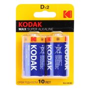 Батарейка щелочная D LR20-2BL 2шт KODAK
